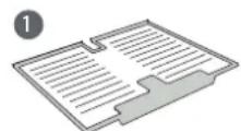 WHIRLPOOL W5 821E W - Postopek Čišćenja pripomočka za preprosto odstranjevanje ledu - 1