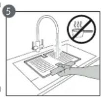WHIRLPOOL W5 821E W - Como limpar o acessório Stop Frost - 4
