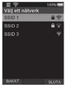 OLYMPUS DS9000 - Frän [Apparatmeny] > [Wi-Fi] > [Välj ett natverk] väljer du accesspunkten att ansluta till. - 1