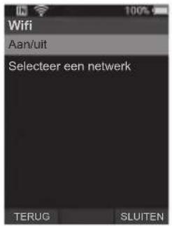 OLYMPUS DS9000 - De wifi van de recorder op [Aan] zetten - 1