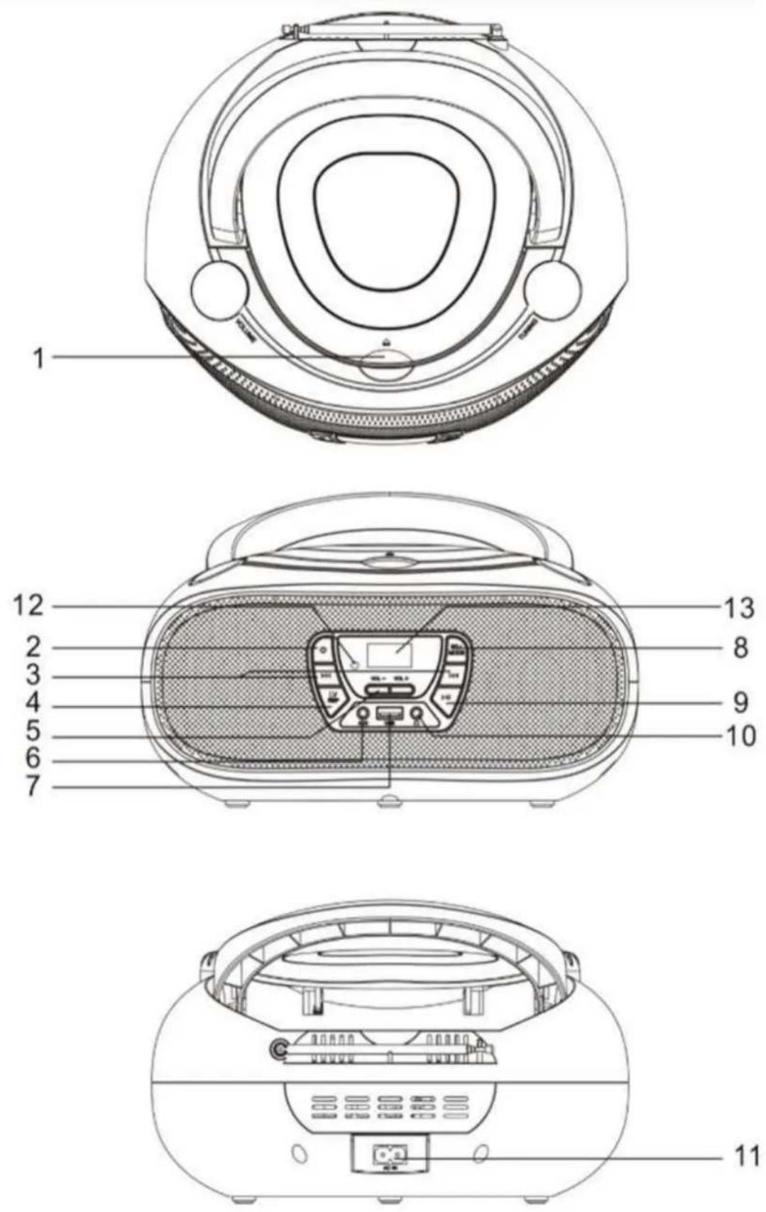 DENVER TCL212BT - Bluetooth - 1