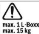 BOSCH GAS 35 AFC - Symboler og deres betydning - 6