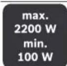 BOSCH GAS 35 AFC - Min/Max - 1