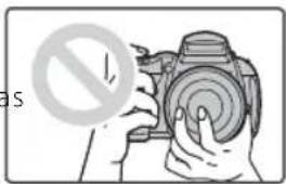 FUJIFILM FinePix HS28EXR - Comment tenir l'appareil photo - 2