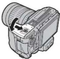 FUJIFILM FinePix HS28EXR - Fermez le couvercle du compartiment des piles. - 1