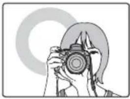 FUJIFILM FinePix HS28EXR - Comment tenir l'appareil photo - 1