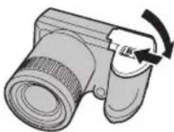 FUJIFILM FinePix S6700 - Fermez le couvercle du compartiment des piles. - 1