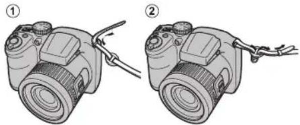 FUJIFILM FinePix S6600 - Fixation de la dragonne - 1