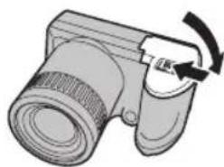 FUJIFILM FinePix S6600 - Fermez le couvercle du compartment des piles. - 1