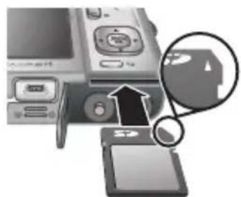 HP PhotoSmart M737 - Instalar e Formatting um cartão de memória optional - 1