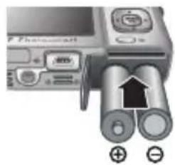 HP PhotoSmart M737 - Installazione delle batterie - 1