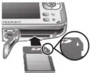 HP PhotoSmart R830 - Install and format an optional memory card - 1