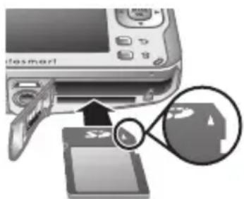 HP PhotoSmart R830 - Instalación y formateo de una tarjeta de memoria optional - 1