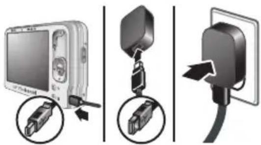 HP PhotoSmart R840 - Charge the battery - 2
