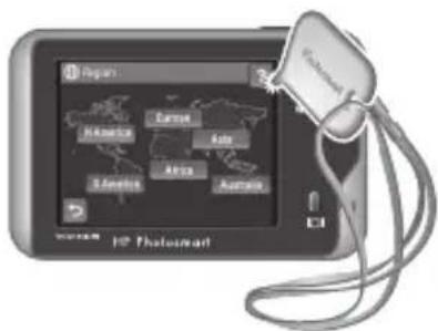 HP PhotoSmart R937 - Utilisation de l'interface sur l'écran tactile - 1