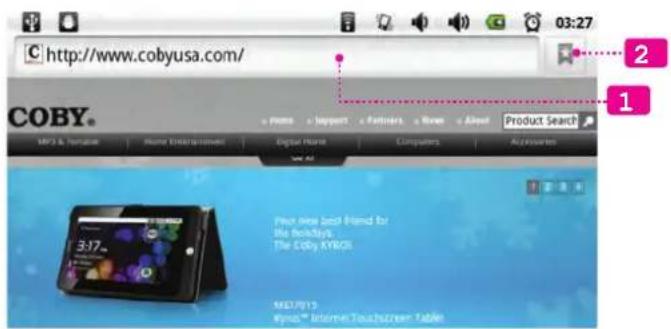 COBY Kyros MID1024 - Naviguer sur le Web - 3