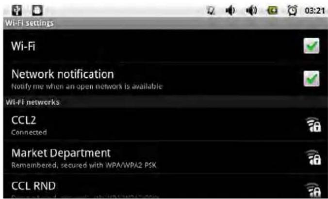 COBY Kyros MID1024 - Connect to a Wi-Fi network - 1