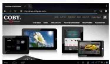 COBY Kyros MID7033 - Navegar por la Web - 4