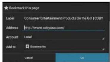 COBY Kyros MID7033 - Navegar por la Web - 6