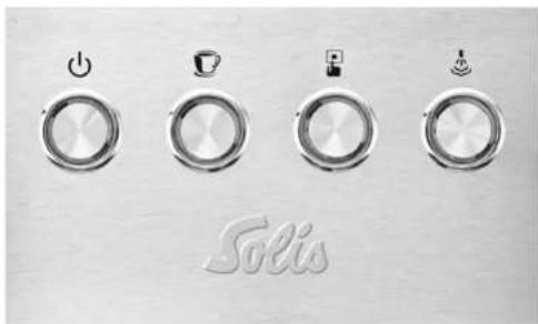 Solis Personal Barista 1150 - ▲ LES TOUCHES ET LEURS FONCTIONS - 2