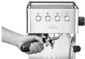Solis Personal Barista 1150 - FILTERHOUDER PLAATSEN - 2