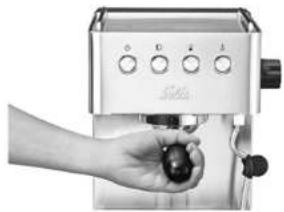 Solis Personal Barista 1150 - SIEBTRÄGER EINSETZEN - 2