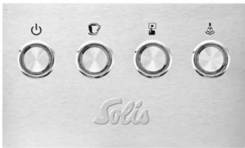 Solis Personal Barista 1150 - ▲ THE BUTTONS AND THEIR FUNCTIONALITY - 1
