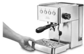 Solis Personal Barista 1150 - ■ DE LEKBAK MET HET LEKROOSTER REINIGEN - 1