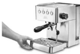 Solis Personal Barista 1150 - ■ REINIGUNG DER ABTROPFSCHALE MIT ABTROPFGITTER - 1
