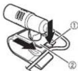 PIONEER AVICZ820DAB - Befestigung an der Lenksäule - 1