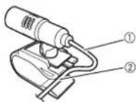 PIONEER AVICZ820DAB - Montaggio sull'alletta parasole - 1