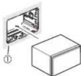 PIONEER AVICZ820DAB - Installation with the holder - 2