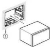 PIONEER AVICZ820DAB - Installazione con il supporto - 2