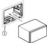 PIONEER AVICZ720DABC - Installation with the holder - 2