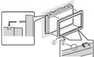 PIONEER AVICZ720DABC - Coloque el anillo embellecedor. - 1
