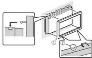 PIONEER AVHZ9200DAB - Installation with the holder - 3