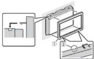 PIONEER AVHZ9200DAB - Einbau mit der Halterung - 3
