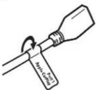 PIONEER AVHZ9200DAB - Attaching identification labels to USB cables - 1