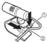 PIONEER AVHZ9200DAB - Befestigung an der Lenksäule - 1