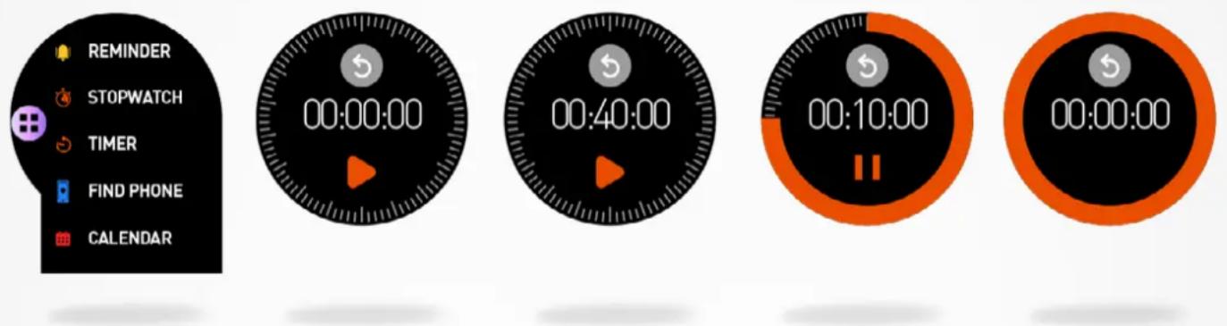 MYKRONOZ ZeSport 2 - I POUR UTILISER LE MINUTEUR - 1