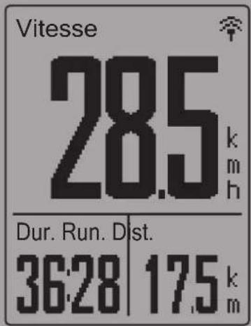 Bryton Aero 60 - Affichage du compteur - 4
