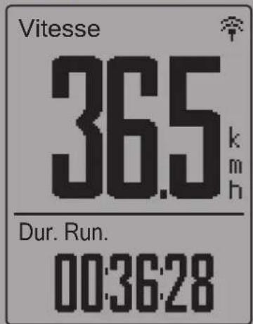 Bryton Aero 60 - Affichage du compteur - 3