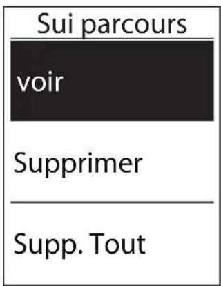 Bryton Aero 60 - Afficher/Supprimer une trace - 1