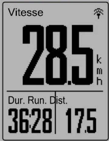 Bryton Rider 410 - Affichage du compteur - 5