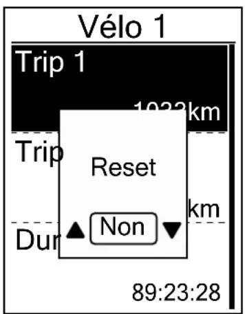 Bryton Rider 410 - Réinitialisation de l'odomètre - 1