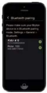Bryton Rider 410 - Appairer votre appareil avec l'application Bryton Mobile - 4