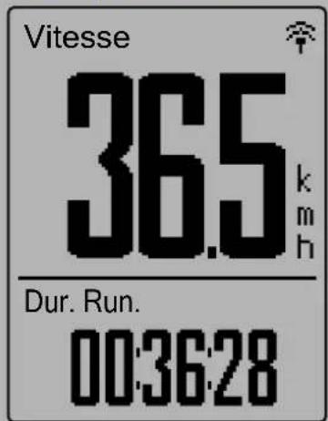 Bryton Rider 410 - Affichage du compteur - 3