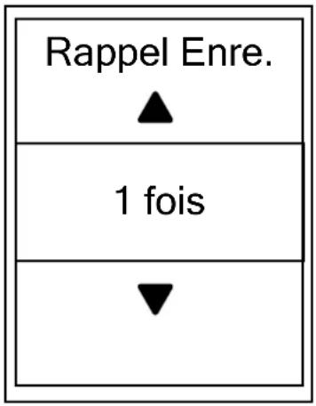 Bryton Rider 410 - Rappel de démarrage - 1
