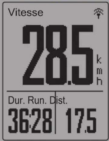 Bryton Rider 450 - Affichage du compteur - 5