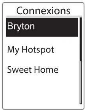 Bryton Rider 450 - Connexion à un réseau - 1